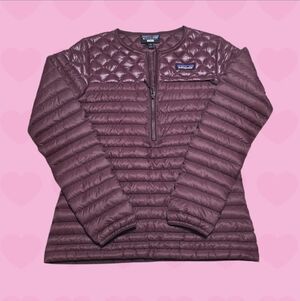 Patagonia Women's AlpLight Down Pullover Jacket Size XS Float